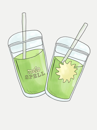 Melo x Spell Bubble Cup + Free Matcha