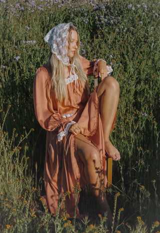 Poison Peach Maxi Skirt