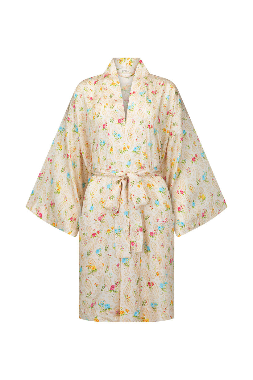 Fleur Robe and Eye Mask Set